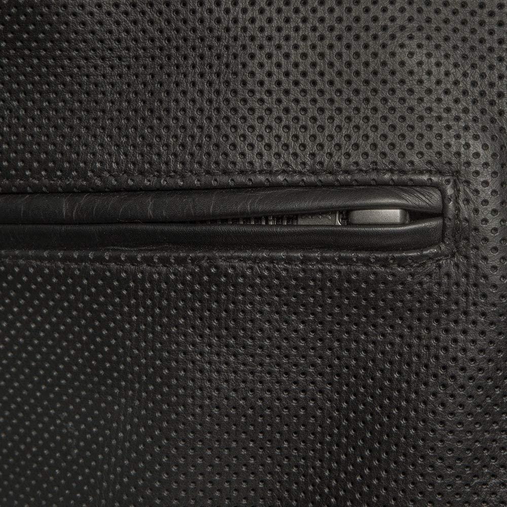 Turbine -  Men's Perforated Leather Motorcycle Jacket