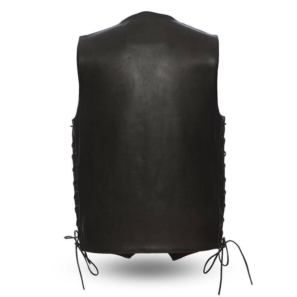 Bolt - Men's Motorcycle Leather Vest