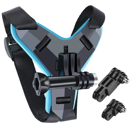 Helmet Strap Mount For Gopro Hero 11 10 9 8 7 6 5 4 3 Motorcycle Yi