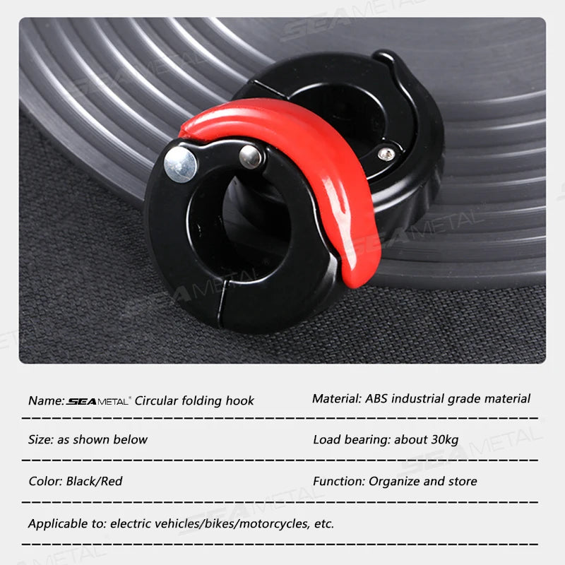 SEAMETAL Replaceable Bikes Hanging Bag Hook Multi-function