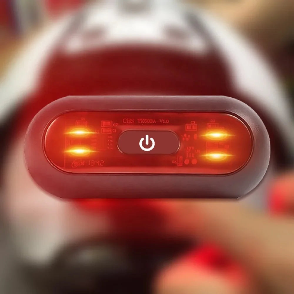 Rechargeable 4 Lamp Helmet Taillight Motorcycle Bicycle Helmet