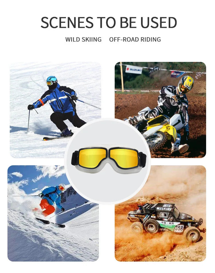 Motorcycle Glasses Windproof Motorcycle Helmet Glasses Sunglasses