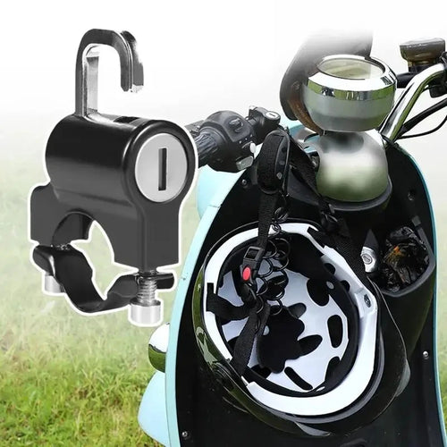 Motorcycles Helmet Lock Anti-theft Helmet Lock Handlebar Mount