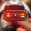 Moto Helmet Light Luces Para Casco Bike Taillight Motorcycle Bicycle