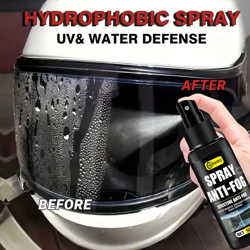 Motorcycle Helmet Anti-Fog Spray, Effectively Prevents Fogging,