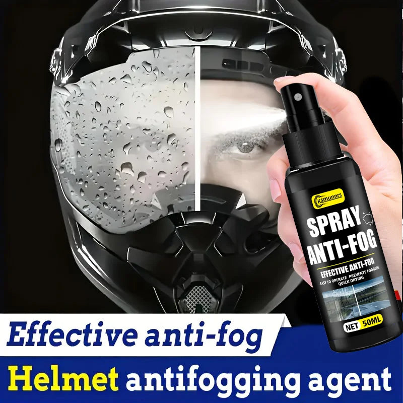 Motorcycle Helmet Anti-Fog Spray, Effectively Prevents Fogging,