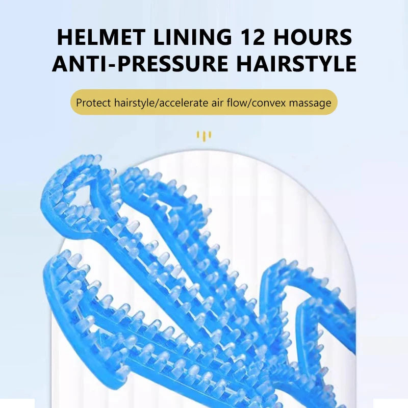 SEAMETAL Motorcycle Helmet Interior Pad Flexible Helmet Inner Silicone