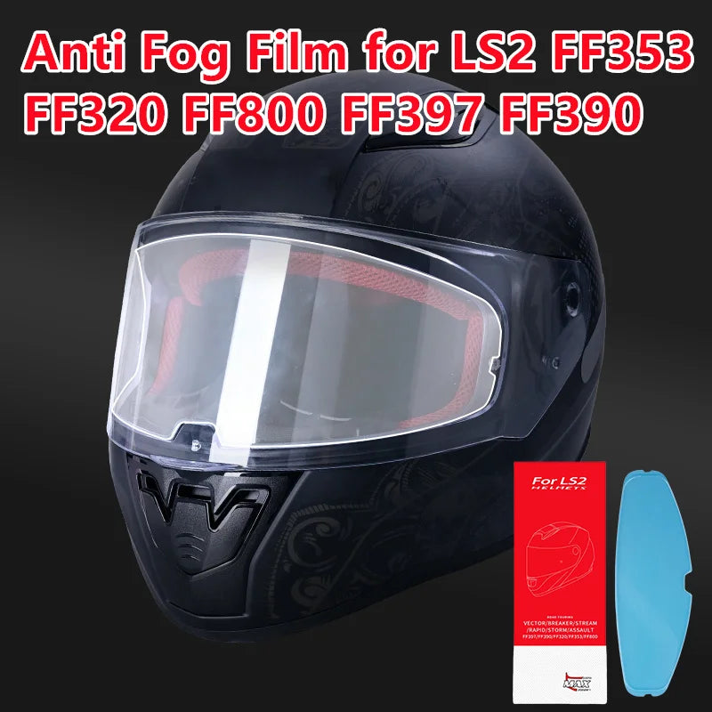 Motorcycle Helmet Visor Film Anti Fog for LS2 FF353 FF320 FF800 FF397