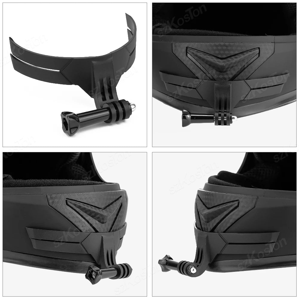 Motorcycle Helmet Chin Mount For DJI OSMO Action 6/5/4/3 GoPro 13 12
