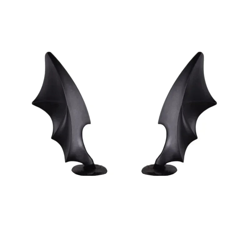 Motorcycle Helmet Devil Horn Silicone Suction Cup Helmet Decoration