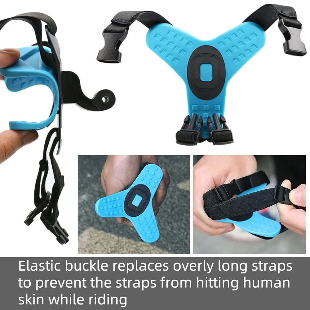 Motorcycle Helmet Strap Mount Phone Stand Holder For GoPro Hero 12 11