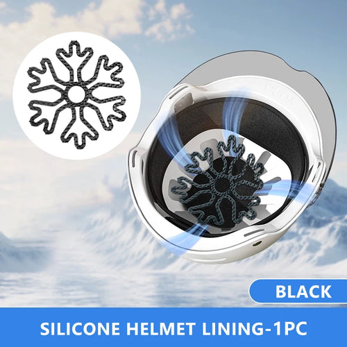 SEAMETAL Motorcycle Helmet Interior Pad Flexible Helmet Inner Silicone