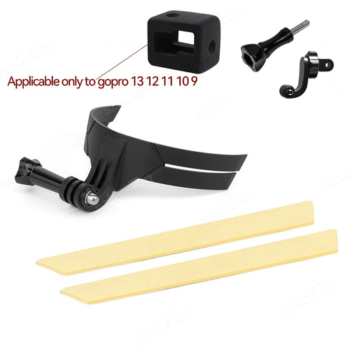 Motorcycle Helmet Chin Mount For DJI OSMO Action 6/5/4/3 GoPro 13 12