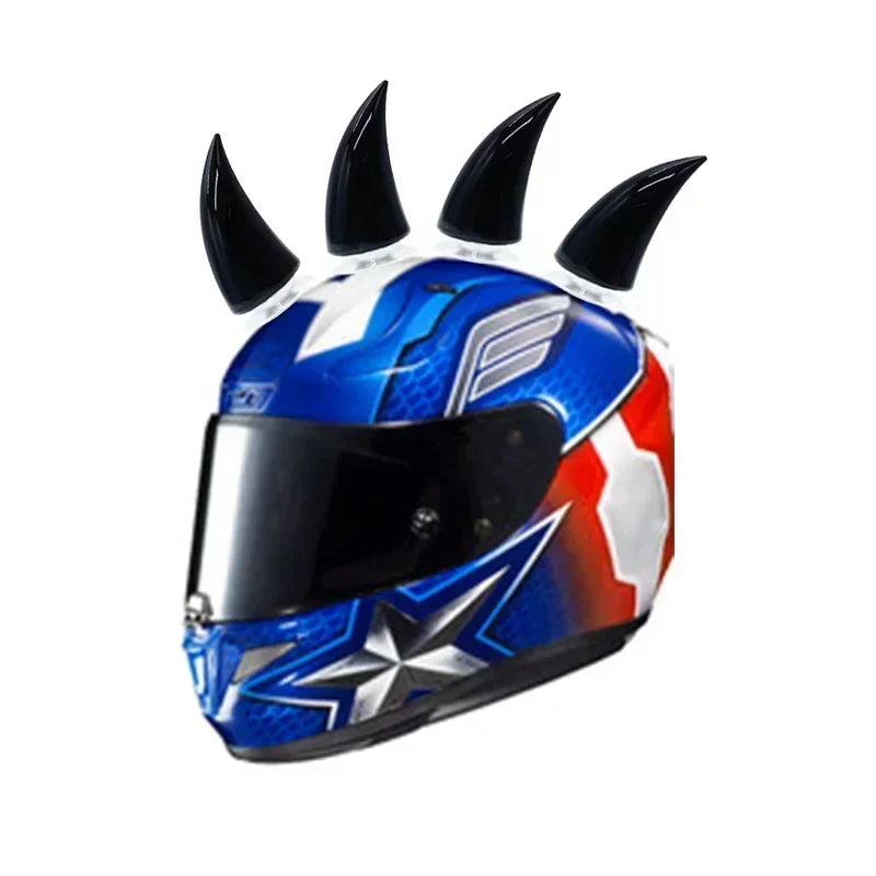 Motorcycle Helmet Devil Horn Silicone Suction Cup Helmet Decoration