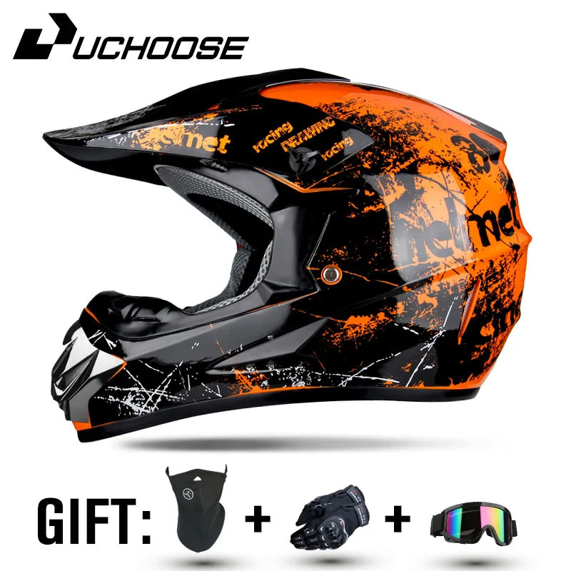 Free Gift For Adults Children Professional Off-road Helmet Motorcycle