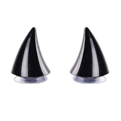 Motorcycle Helmet Devil Horn Silicone Suction Cup Helmet Decoration