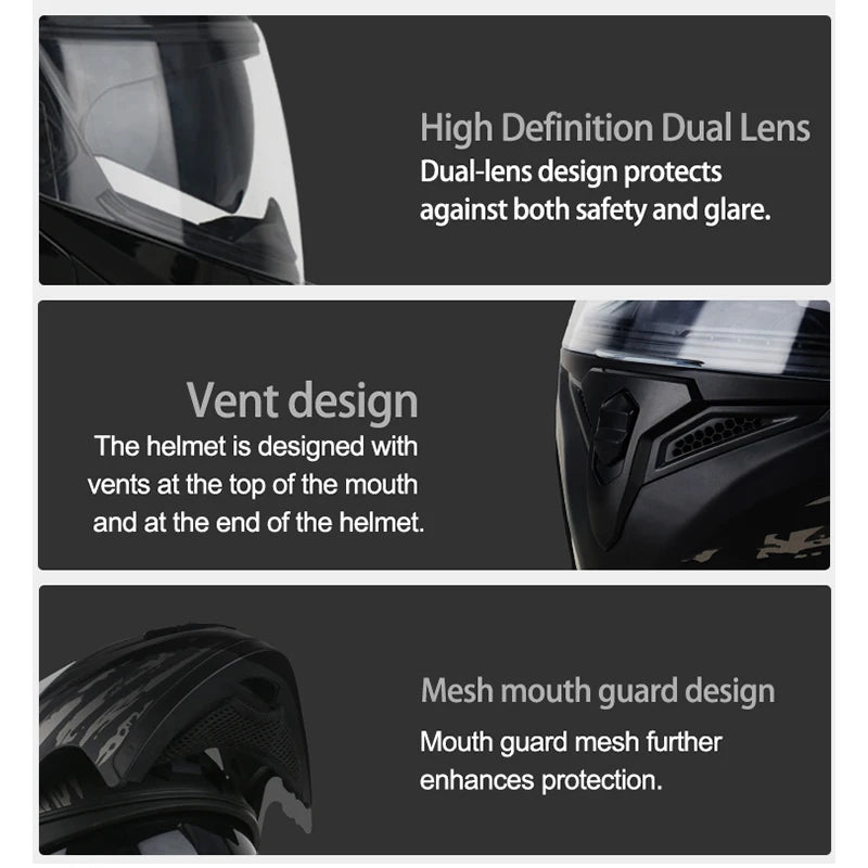 High Quality DOT Motorcycle Helmet Four Seasons Motocross Racing