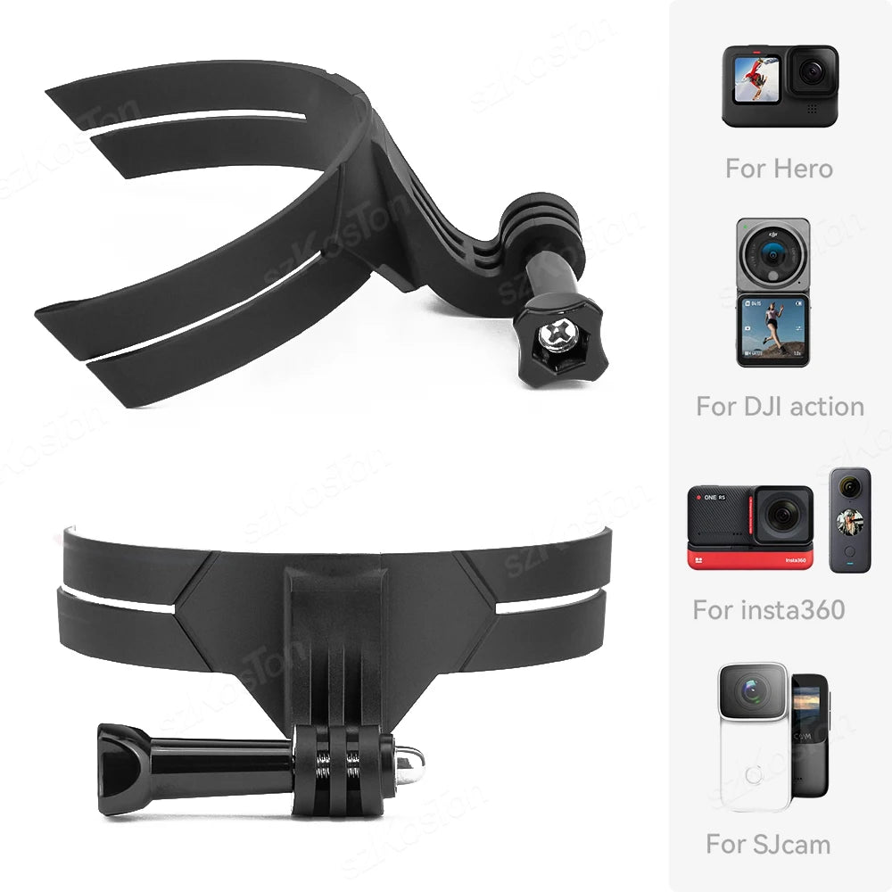 Motorcycle Helmet Chin Mount For DJI OSMO Action 6/5/4/3 GoPro 13 12