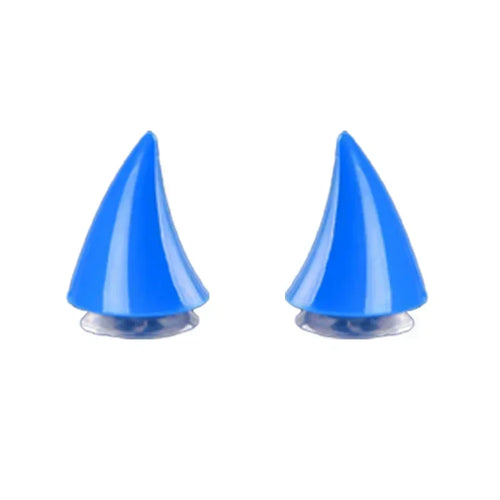 Motorcycle Helmet Devil Horn Silicone Suction Cup Helmet Decoration