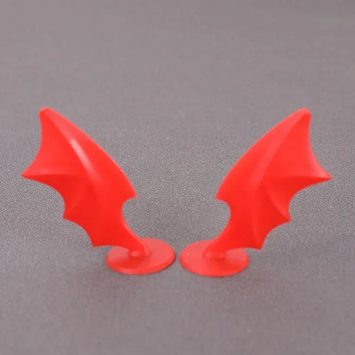 Motorcycle Helmet Devil Horn Silicone Suction Cup Helmet Decoration