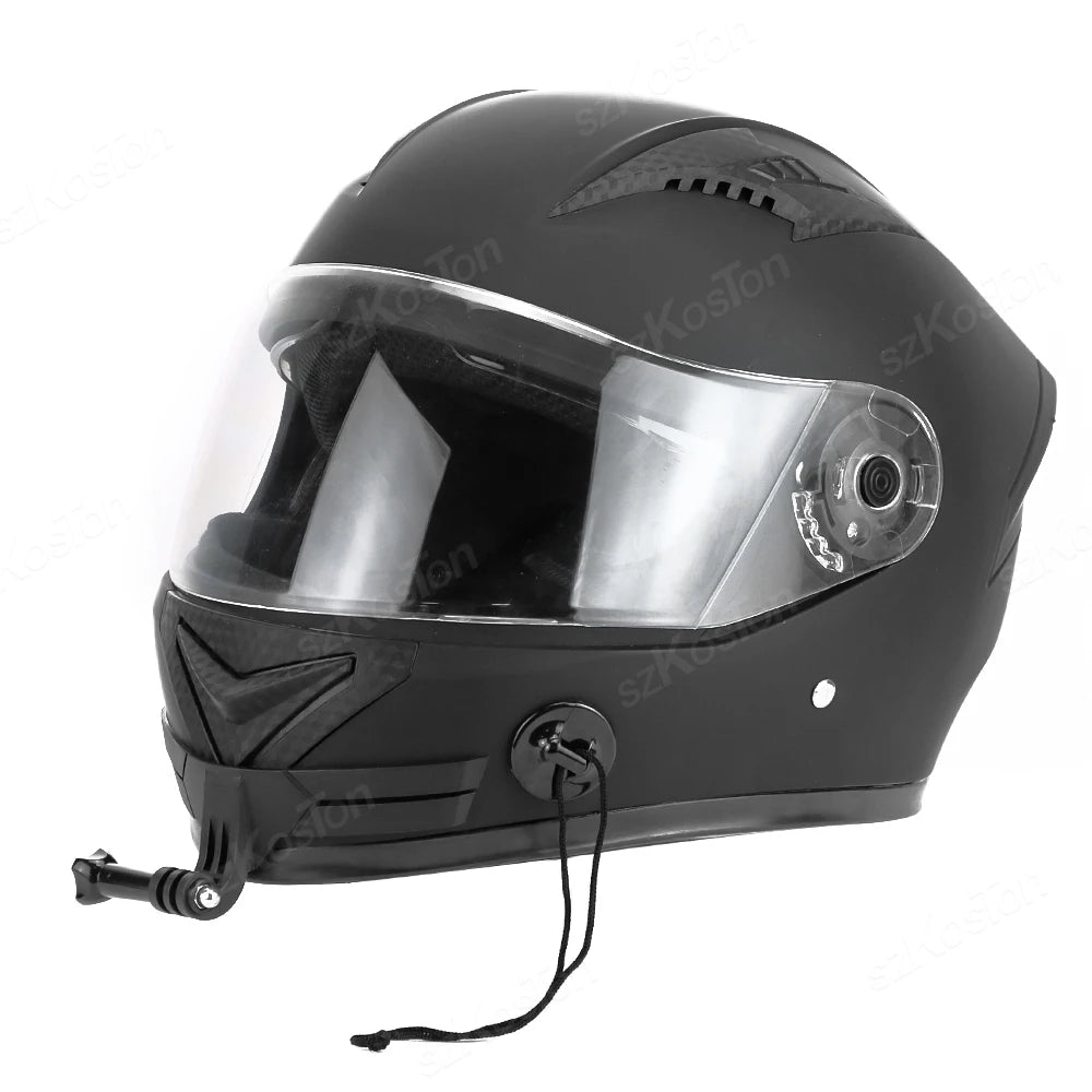Motorcycle Helmet Chin Mount For DJI OSMO Action 6/5/4/3 GoPro 13 12