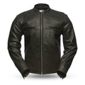 Turbine -  Men's Perforated Leather Motorcycle Jacket